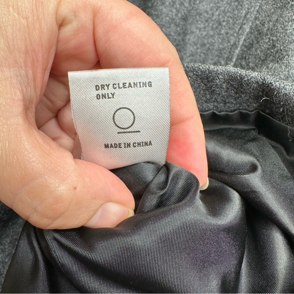 Tom’s Ware Wool Blend Double Breasted Pea Coat - Picture 13 of 16